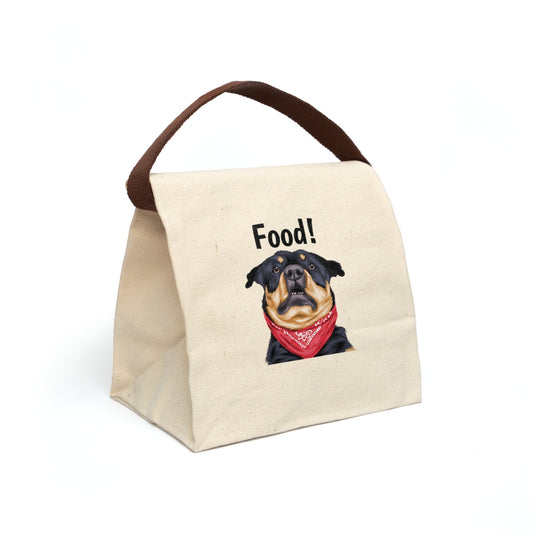 Canvas Lunch Bag With Strap
