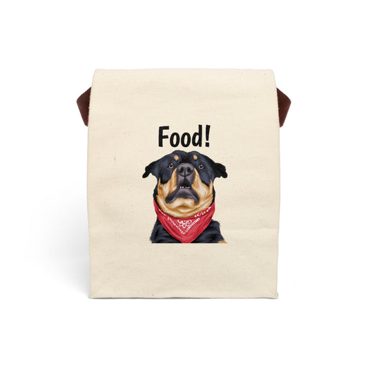 Canvas Lunch Bag With Strap